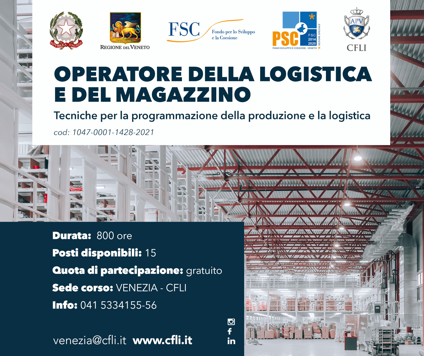 operatore della logistica e del magazzino